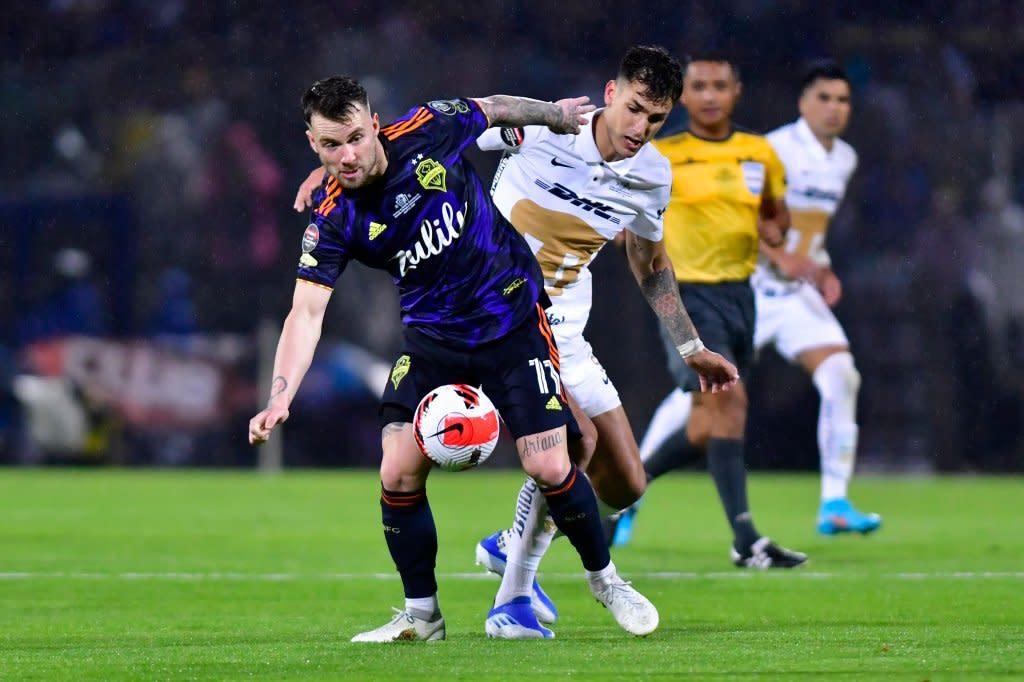 Sounders strzelają w ostatniej minucie, aby zremisować z Pumami w pierwszym meczu finału Ligi Mistrzów Concacaf