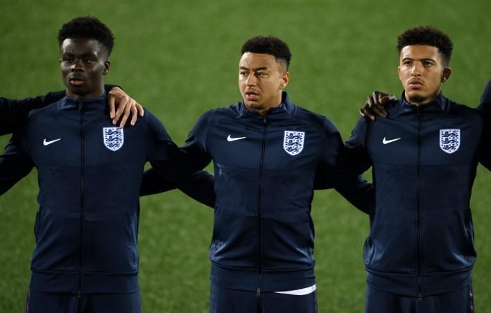 Saka Lingard Sancho England