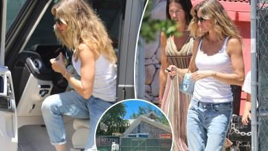 Gisele Bündchen odwiedza nowy dom w Miami, który wciąż jest w budowie po rozstaniu Toma Brady’ego