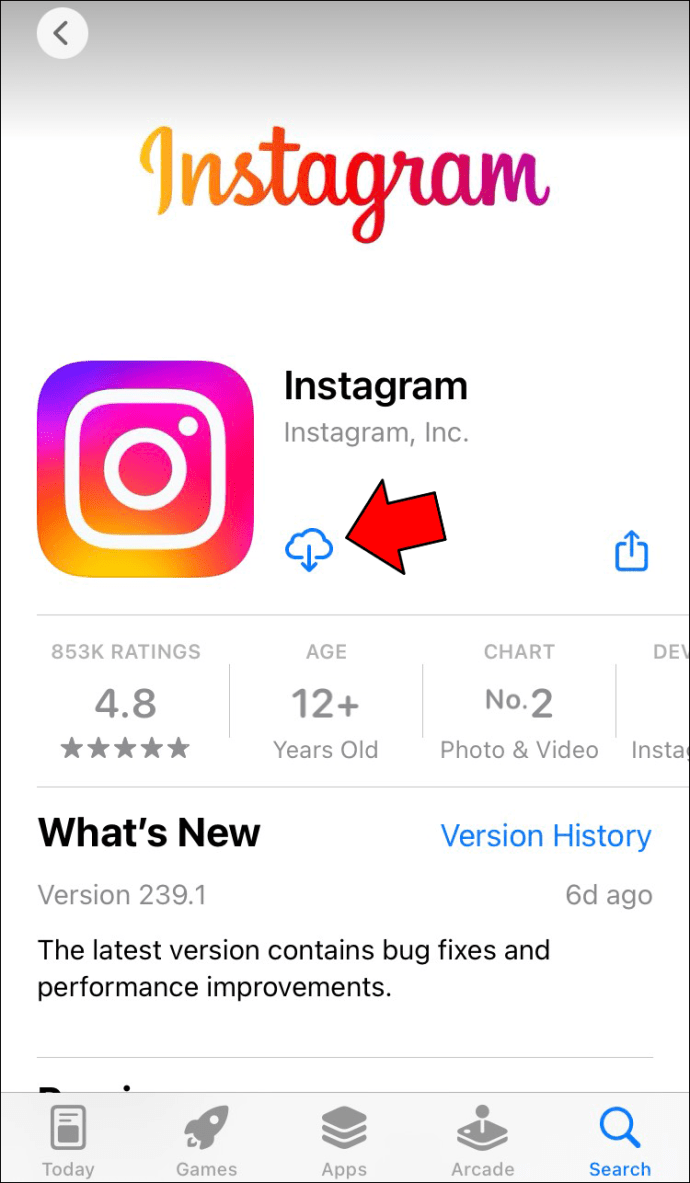 Delete and Reinstall Instagram 4